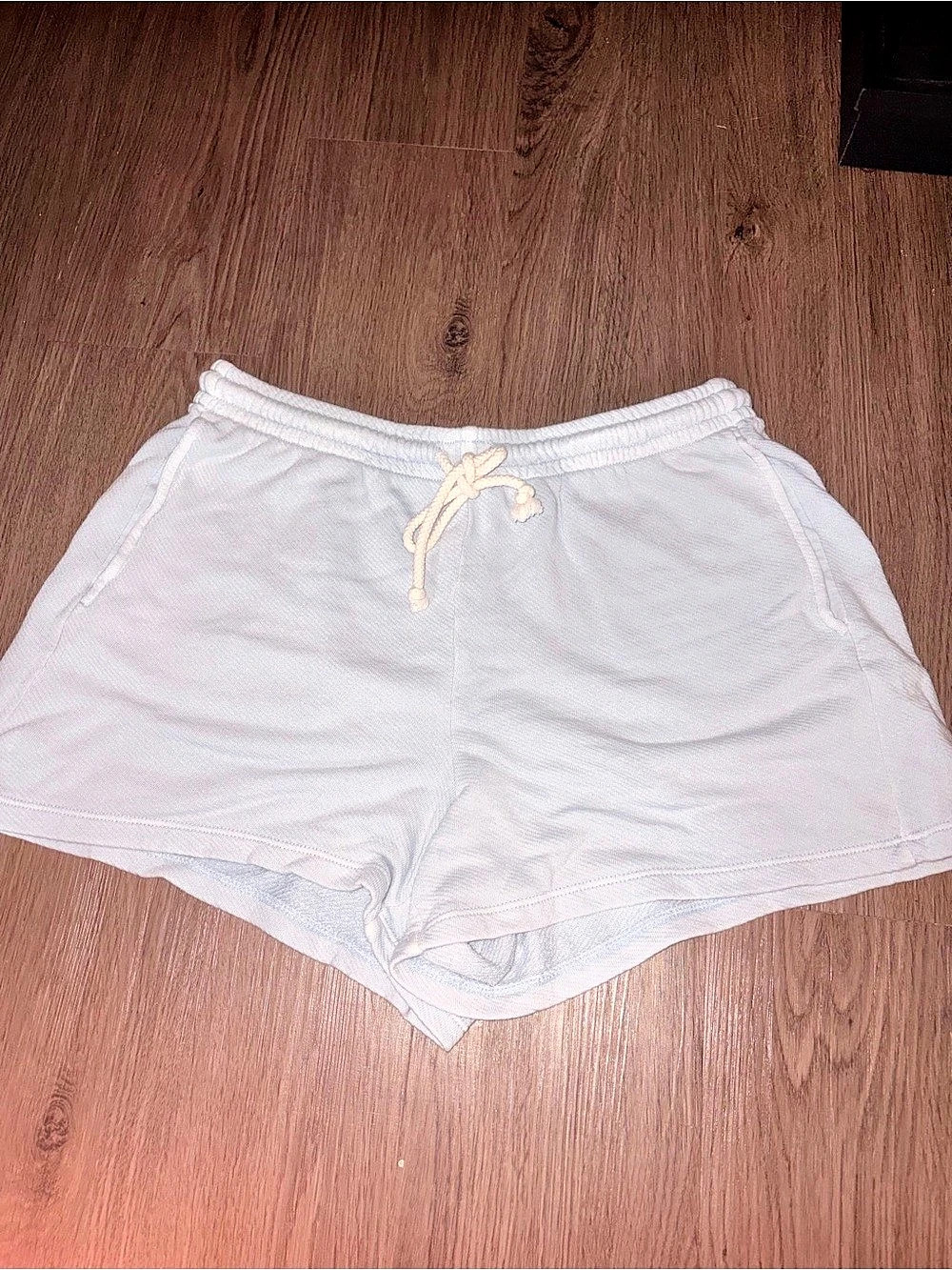 Universal Thread French Terry Lounge Shorts Athletic Shorts White Small